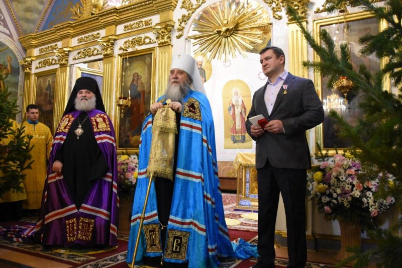 Евгений Арапов награжден медалью Русской православной церкви